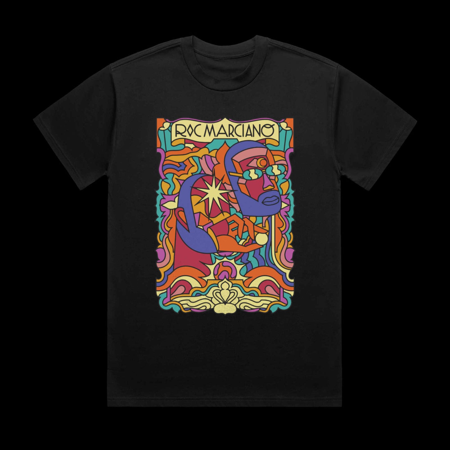 Roc Marci Mosaic (Black T-Shirt)