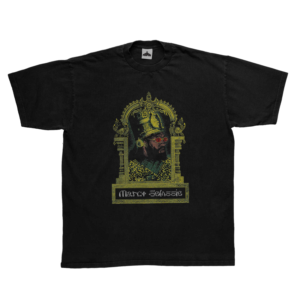 Marci Selassie (Black T-Shirt)