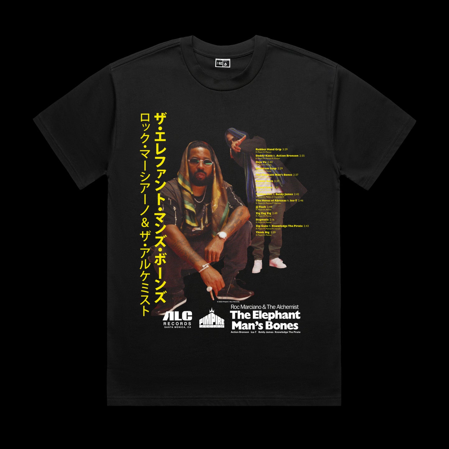 Crouching Elephant (Black Shortsleeve Shirt)