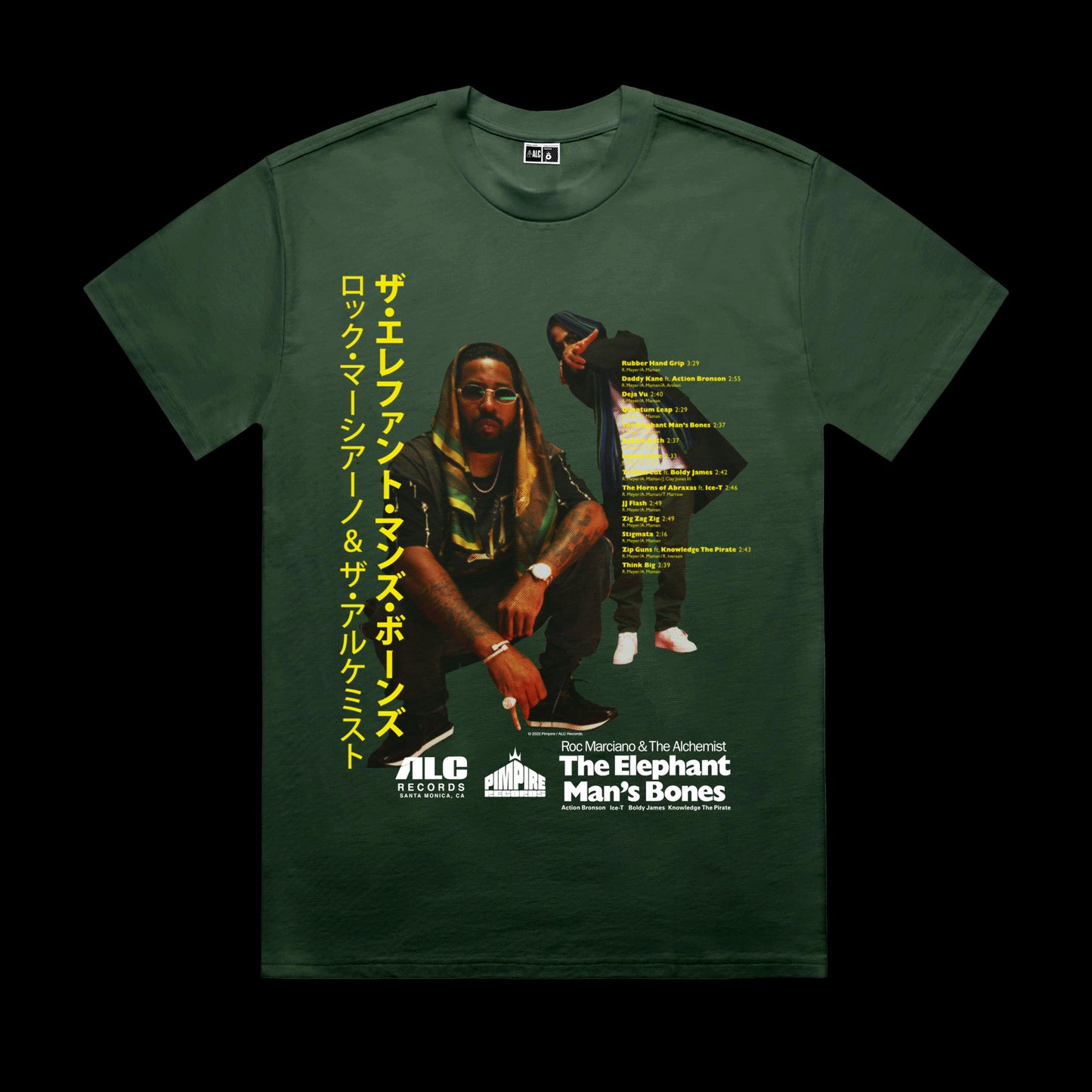 Crouching Elephant (Green Shortsleeve Shirt)