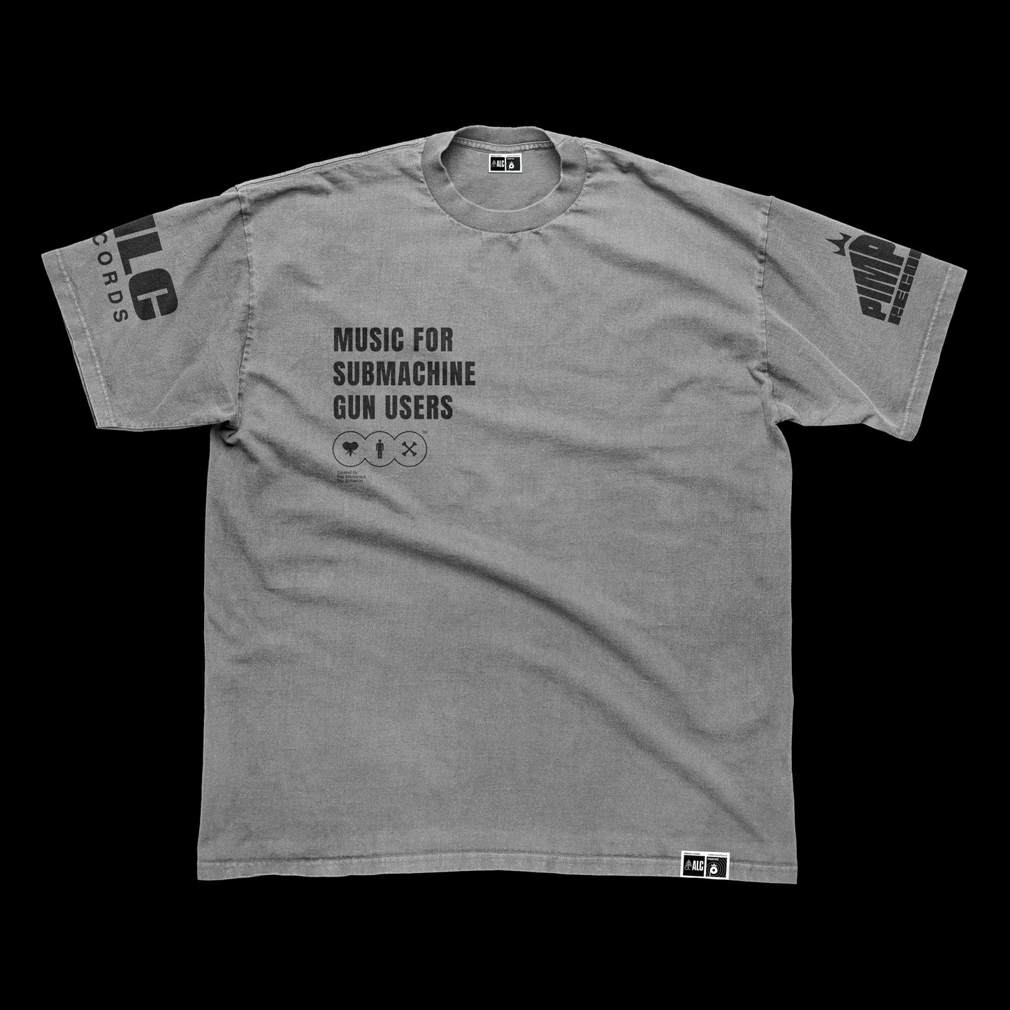 Submachine Gun Music (Grey Shortsleeve Shirt)