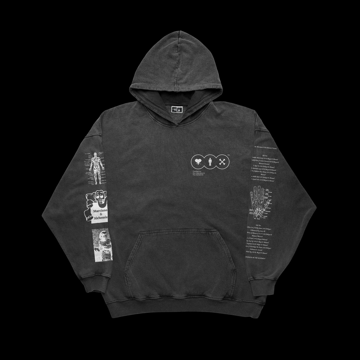 The Elephant Man's Bones (Black Hoodie)